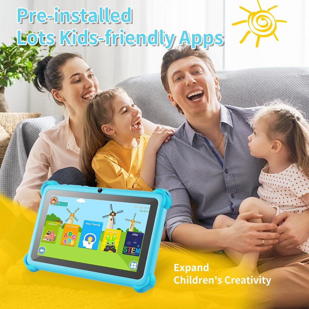 zcobro Tableta para Niños Pequeños de 7 pulgadas Tableta de Aprendi...