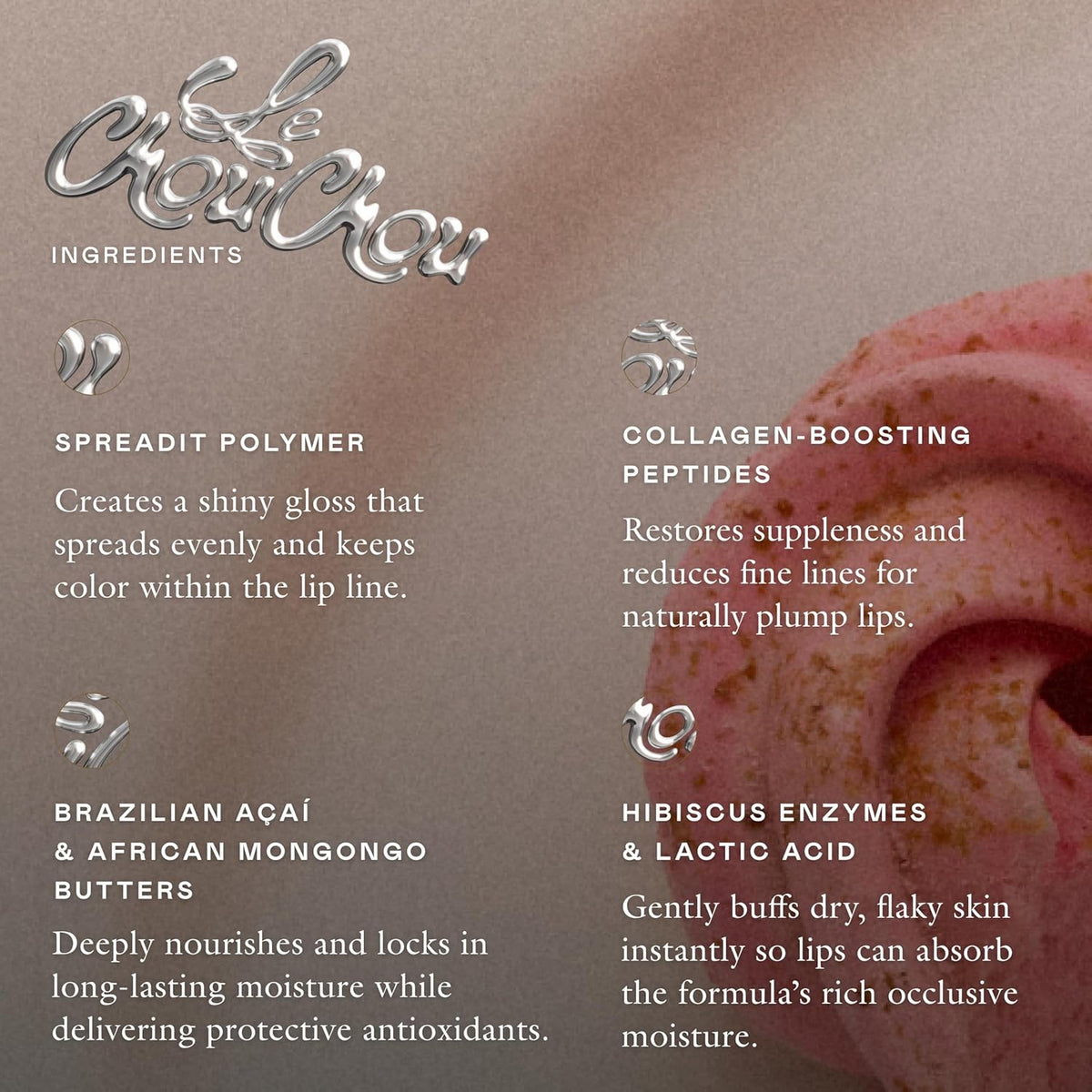 EADEM Bálsamo suavizante de labios, brillo de labios para mujeres,...