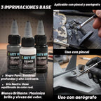 Juego de pintura modelo, kit de pintura en miniatura de 34
