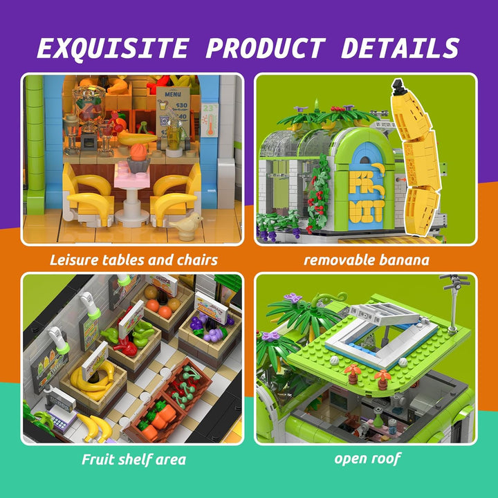Banana Shop House - Juego de construcción de la ciudad