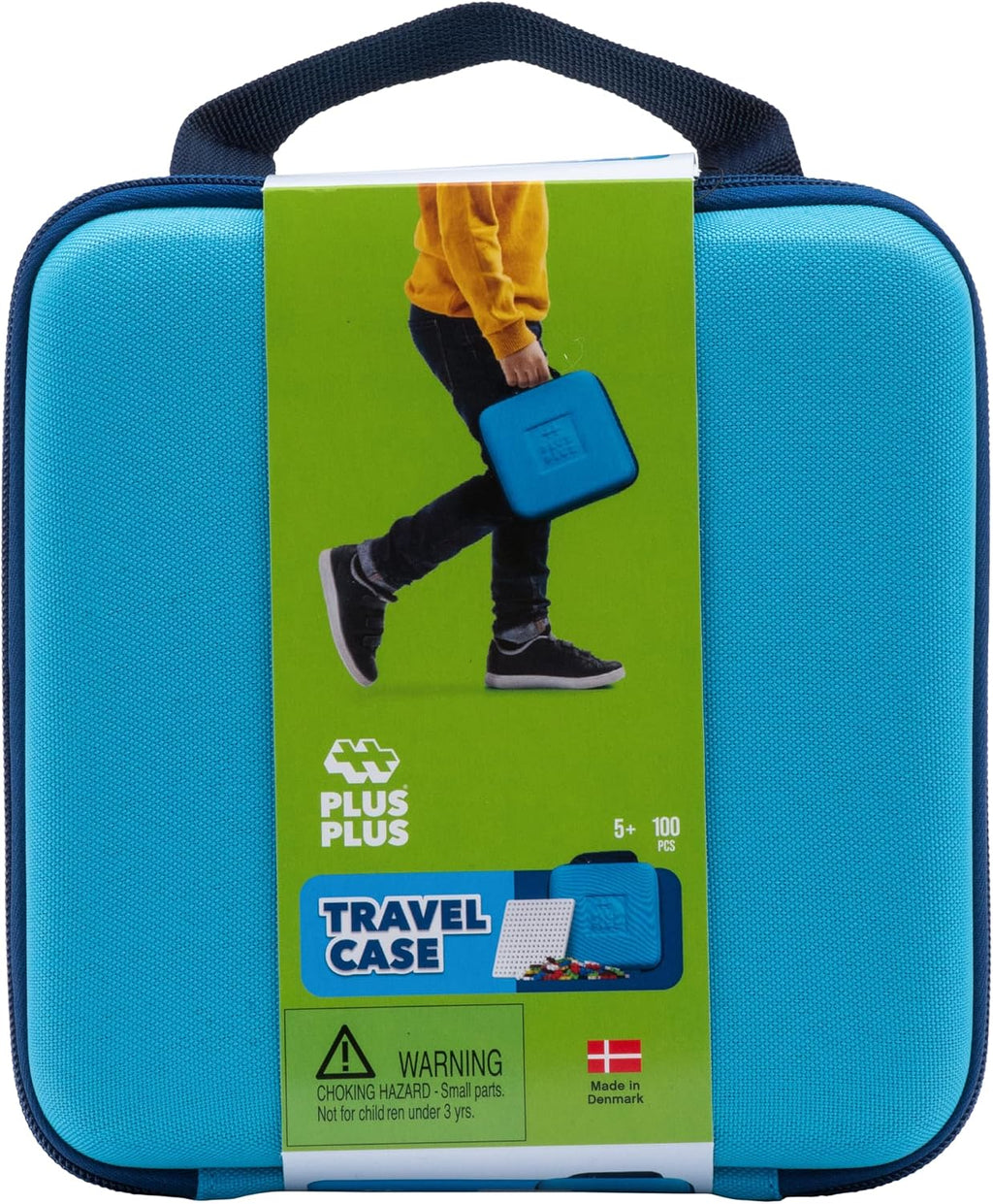 PLUS PLUS Estuche de viaje, mezcla básica de 100 piezas, mini bloques de