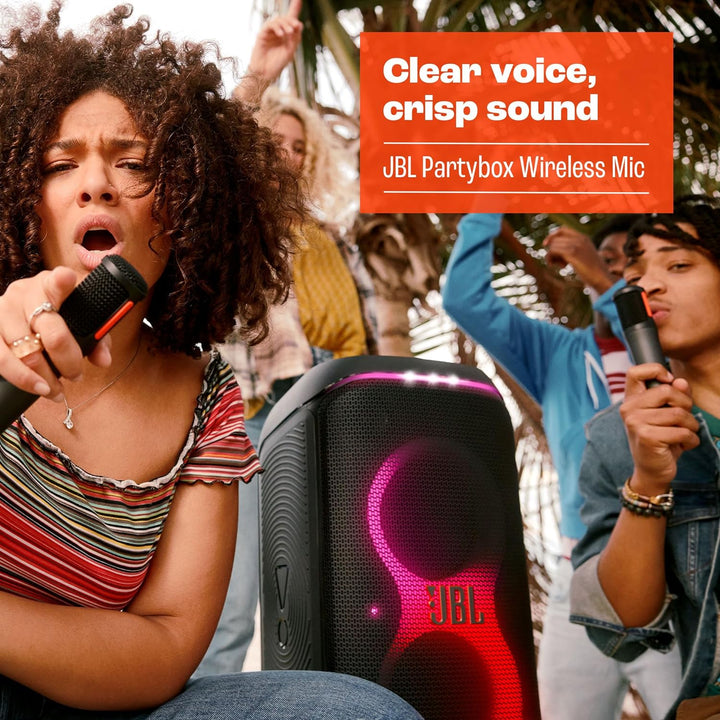 JBL PartyBox - Micrófono inalámbrico, 2 micrófonos inalámbricos dig...