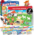 Libro Montessori Busy para niños pequeños de 3 a 5 años - Juguetes de