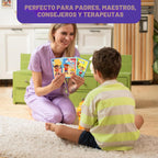 Who What Why Mega Pack Tarjetas de conversación, juego de terapia del habla