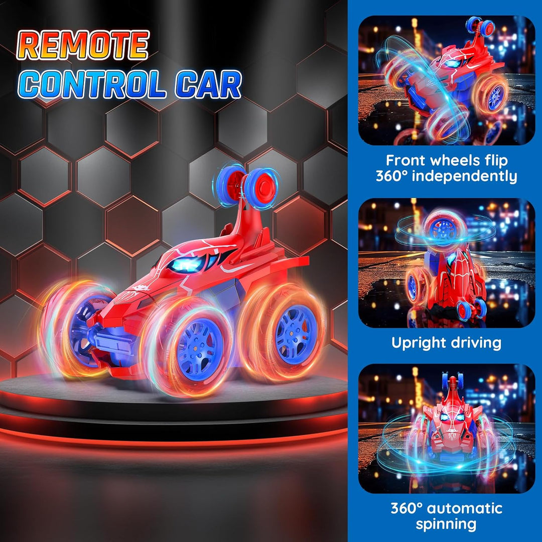 Motivekit Juguetes de auto de control remoto de araña para niños, a...