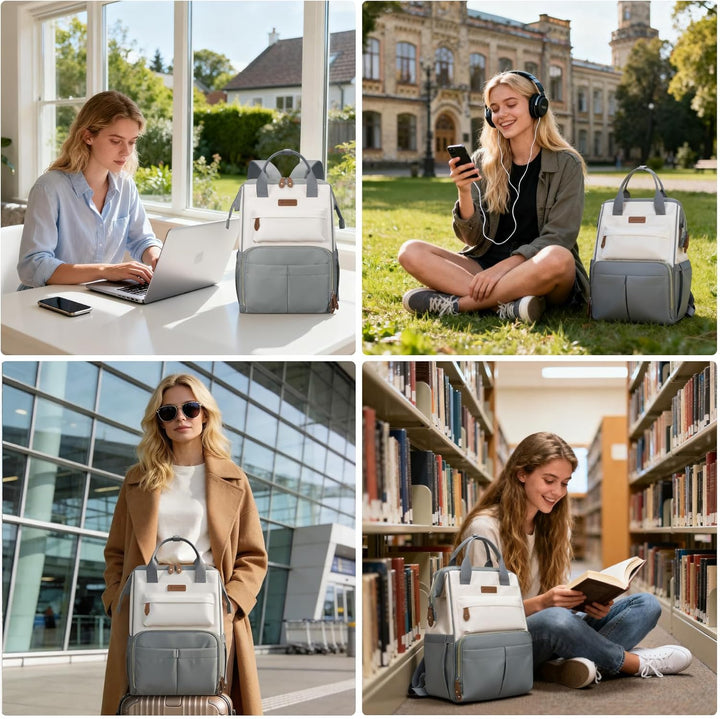 Maelstrom Mochila para laptop, se adapta a mochila de viaje de 15.6...