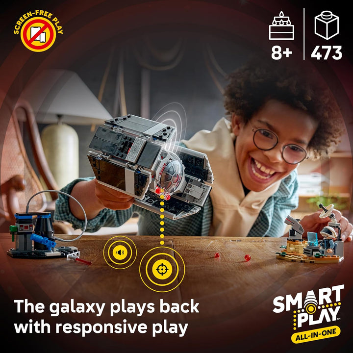 LEGO Star Wars SMART Play: Darth Vader TIE Fighter - Juguete intera...