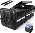 HOTOR Organizador de maletero - Organizador de coche y almacenamiento con bolsa enfriadora para SUV