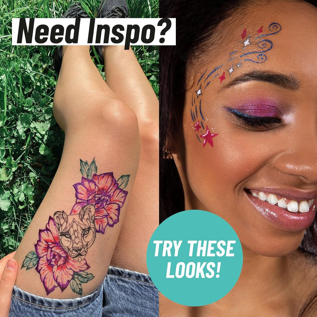 BIC BodyMark - Marcador temporal de tatuaje con calidad cosmética y...