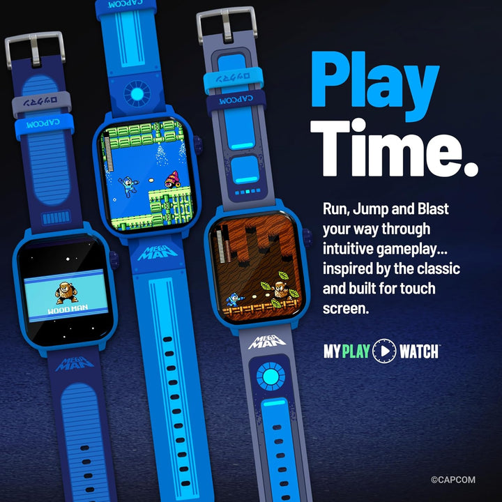 My Play Watch Reloj digital para juegos Mega Man: construido a part...
