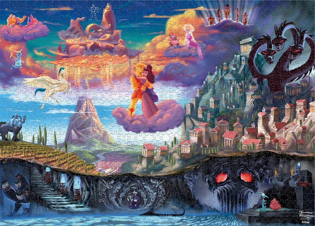 Ceaco - Thomas Kinkade - Disney - Hércules - Rompecabezas