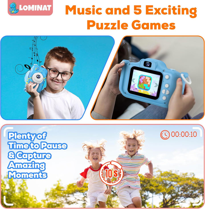 Cámara para Niños de 3, 4, 5, 6, 7, 8, 9 Años Niños y Niñas \u2013...