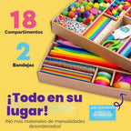 Blue Squid Más de 3000 piezas de suministros de arte y manualidades para niños | Caja de kit de manualidades para niños de 4 a 5, 4 a 8, 6 a 8, 8 a 12 | Suministros y materiales para manualidades, juego de manualidades, caja de arte, regalos para niñas y