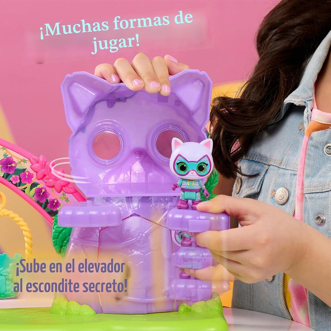 Disney Jr. SuperKitties Su-Purr Wild Set de Juego con Tobogán y Col...