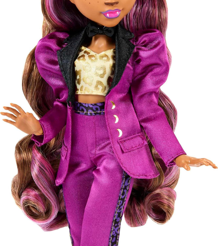 Muñeca Monster High, Clawdeen Wolf en estilo de fiesta de bola de m...