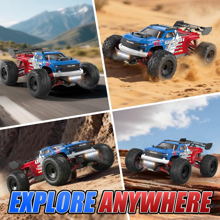 Scientoy Autos RC 1/16 de 45 KPH 4WD todo terreno de alta