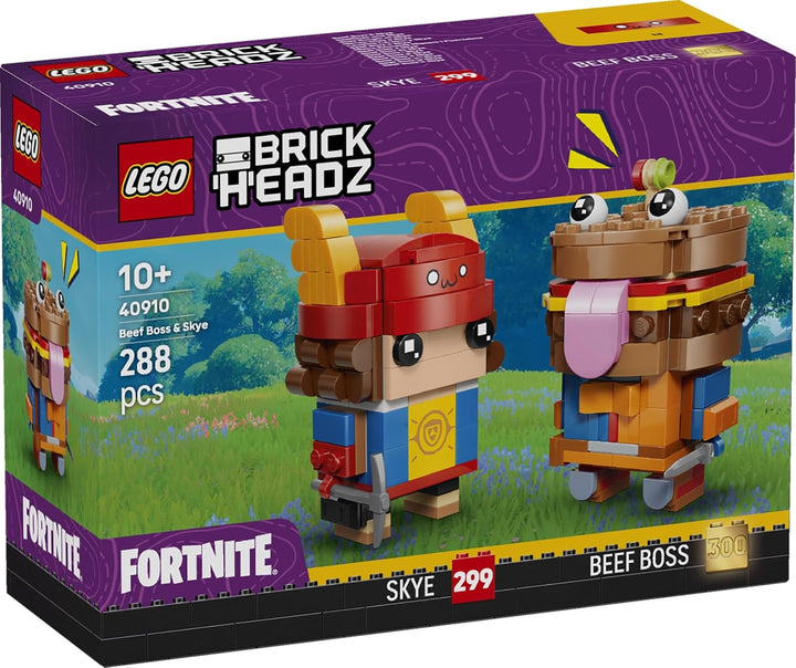 LEGO Fortnite BrickHeadz Beef Boss &amp; Skye Figuras \u2013 Juego...