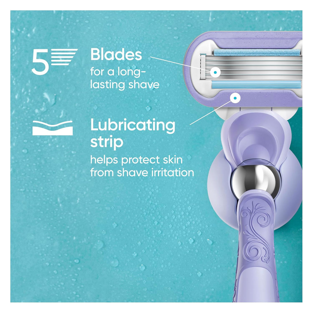Gillette Venus Deluxe Smooth Swirl - Recambios de cuchilla de afeit...