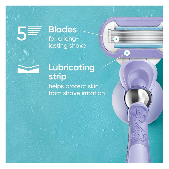Gillette Venus Deluxe Smooth Swirl - Recambios de cuchilla de afeit...
