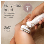 Braun Silk-épil 9 Flex Depiladora 360 Flex y cabezal pivotante, húm...