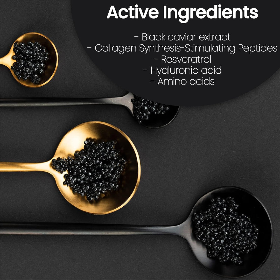 Suero facial de extracto hidratante de caviar \u2013 Suero de repar...