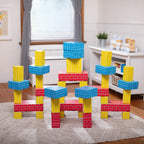 Melissa & Doug Bloques de construcción de cartón extra grueso