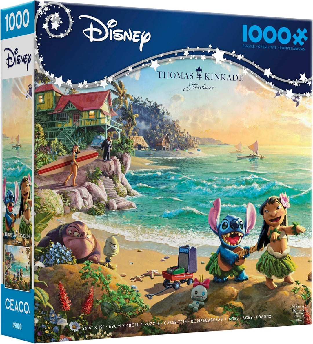 Ceaco Lilo and Stitch - Rompecabezas de 1000 piezas