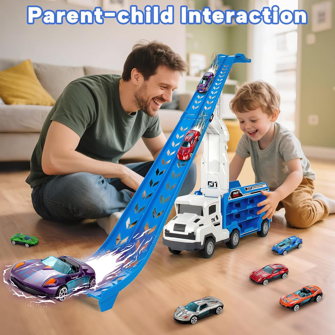Juguetes infantiles para niños de 3, 4, 5, 6, 7, 8 años, camión tra...