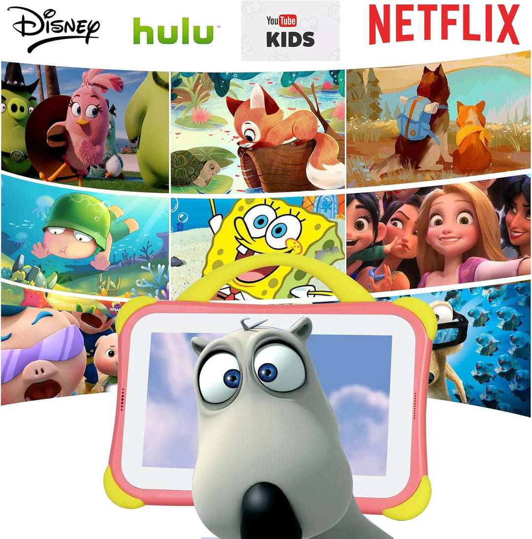 weelikeit Tableta infantil de 7 pulgadas para niños de 3 a 10, 8 GB...