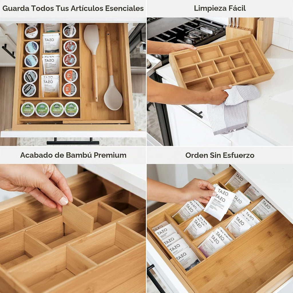 Organizador de bolsas de té y cápsulas de café