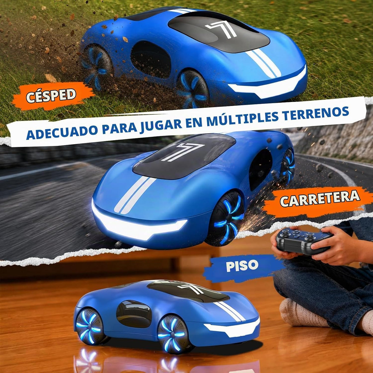 Gesture Control RC Stunt Car, Remote Control Car para Boys 4-12