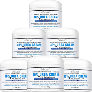 Ebanel Crema de urea 40% más ácido salicílico 2%, crema de pies par...