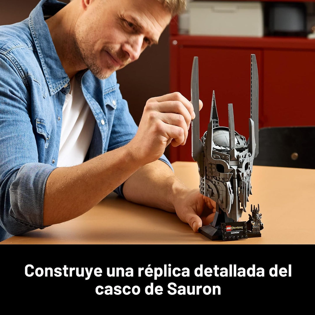 LEGO Icons El Señor de los Anillos: Casco de Sauron - Juego de cons...