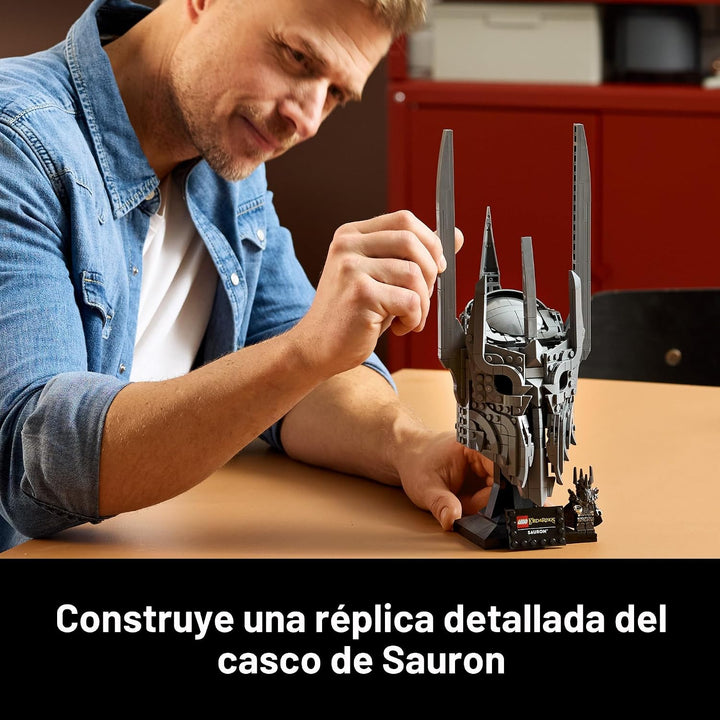LEGO Icons El Señor de los Anillos: Casco de Sauron - Juego de cons...