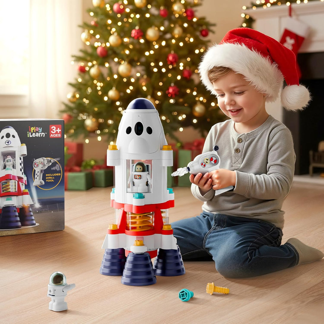 iPlay iLearn Juguetes de cohete del espacio exterior juego