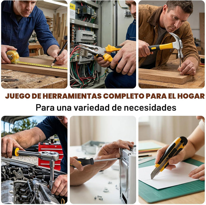 Sundpey Kit de herramientas de 267 piezas con taladro - Juego de he...