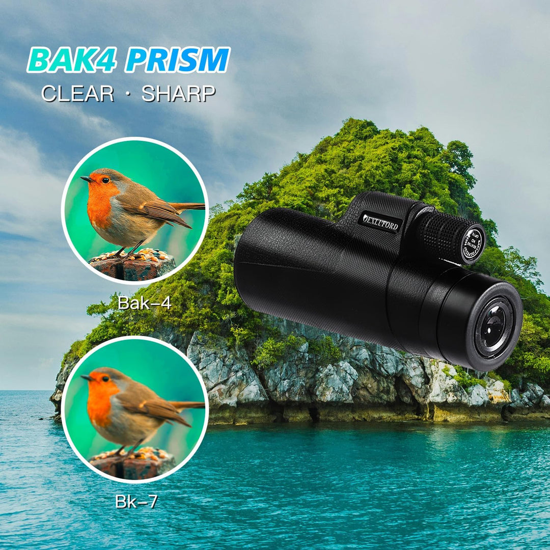 OEXLUFORD Monocular de 80 x 100 para adultos Telescopio