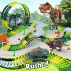 173 Pistas de carreras de dinosaurios para niños juguetes con