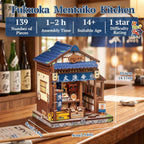 CUTEBEE Kit de rincón de libros – Kit de casa en miniatura para adultos, casa de muñecas, estantería de casa pequeña, decoración de estantería 3D rompecabezas de madera (Kanmi-dokoro Kurihara y