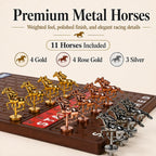 Juego de mesa de carreras de caballos (15.6 x 10 pulgadas) para 2