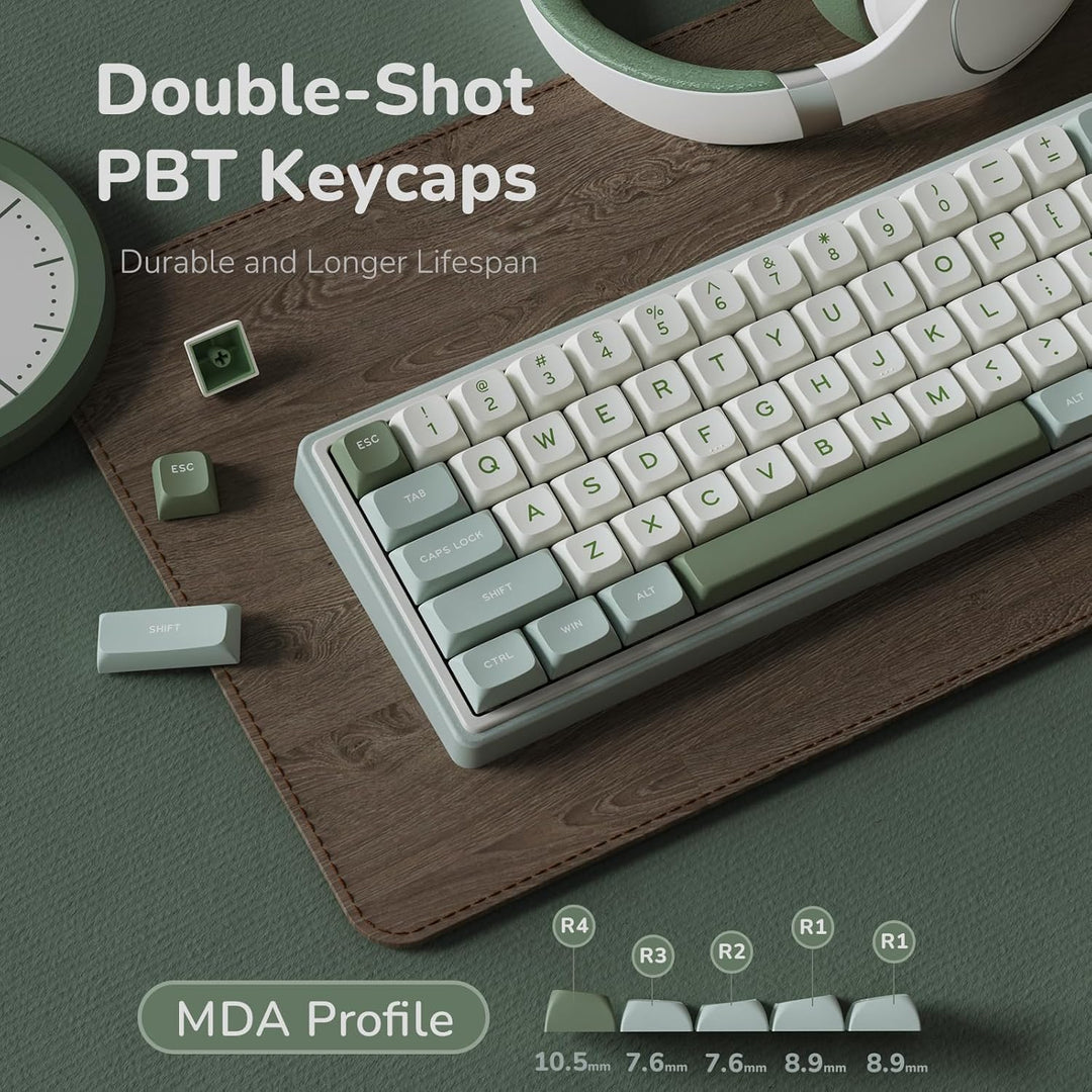 RK ROYAL KLUDGE R65 Teclado Mecánico con Cable, Teclado Gaming 60%...