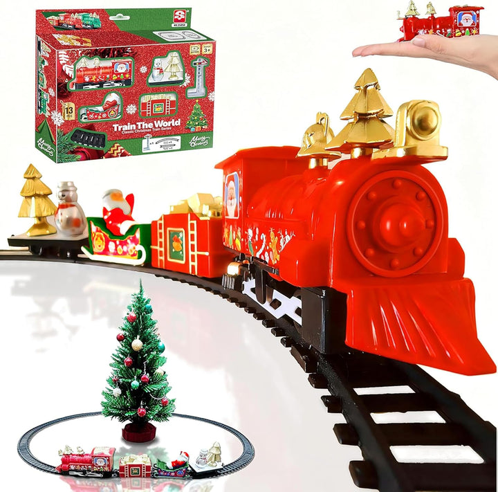 Serie de trenes navideños para niños pequeños de 3 a 5 4 a