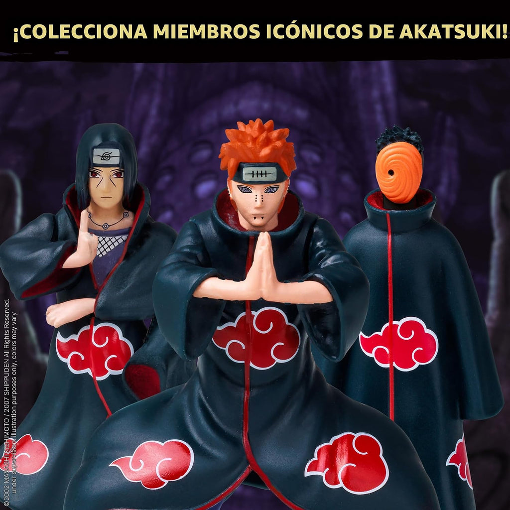P.M.I. Naruto Shippuden - Mini figuras coleccionables de 12 unidades, caja de lujo, Assorment B