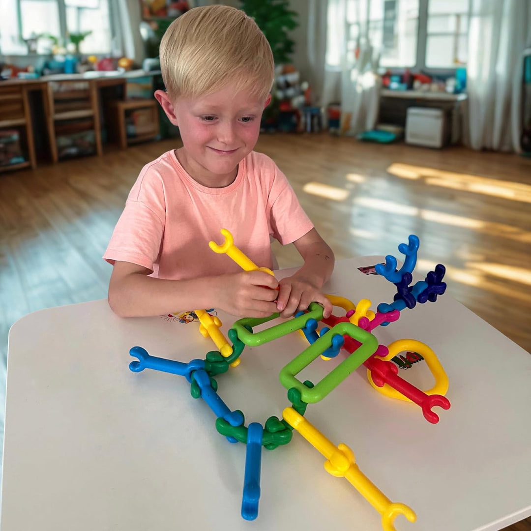LAVIBI Click &amp; Create Builder Set (80 piezas) - Bloques de cons...