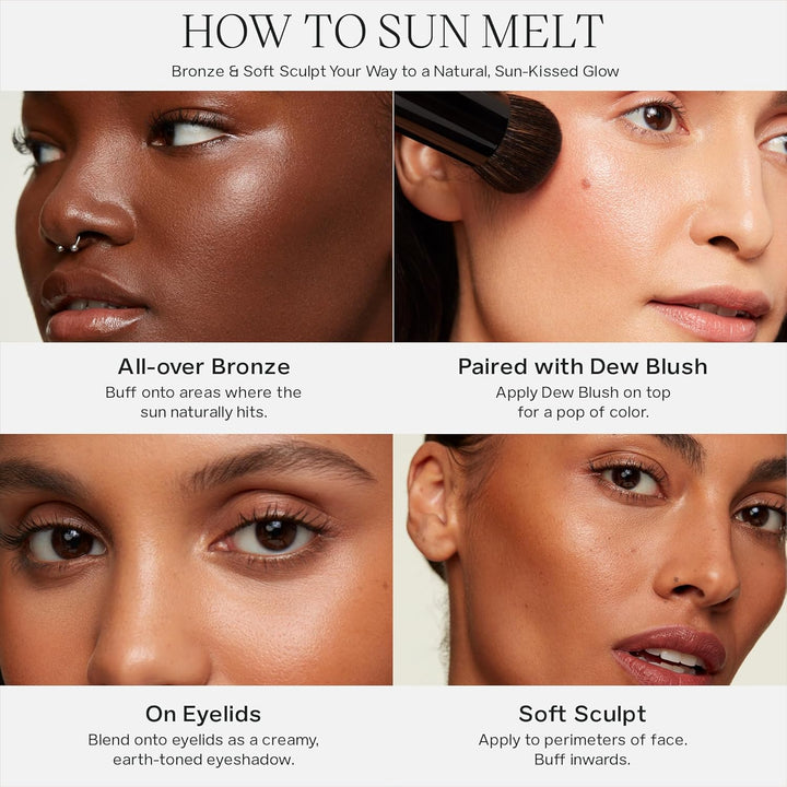 Saie Sun Melt Crema Bronceadora - Bálsamo Bronceador Facial Ajustab...