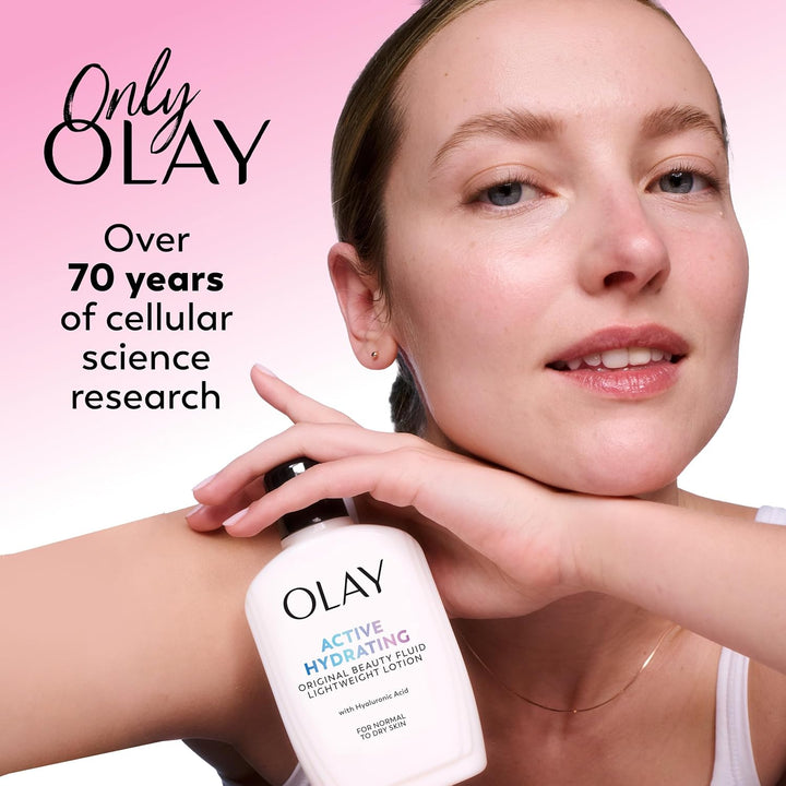 Olay Hidratante facial, loción fluida hidratante activa, hidratante...