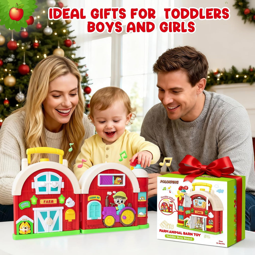 Montessori Busy Board Toys para 1 Year Old, Motor Skills Developmental Toys