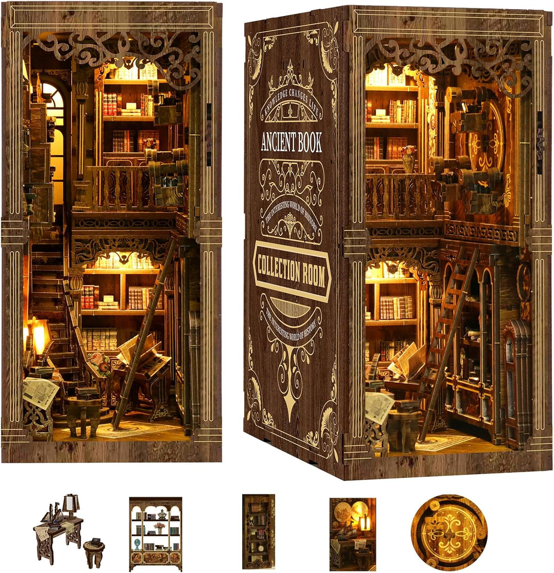 3DVASE Rincones de libros para adultos, kit de rincón de libros en...