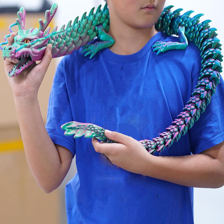 Modelos de dragón impresos en 3D súper grandes de 47.3 pulgadas, fi...