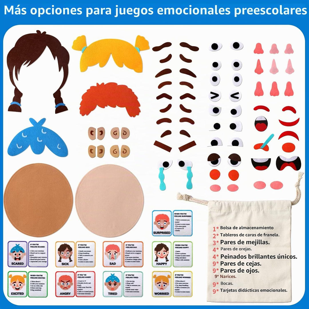 Craftstory 86 piezas de actividades de aprendizaje socio-emocional...